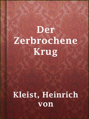 cover image of Der Zerbrochene Krug